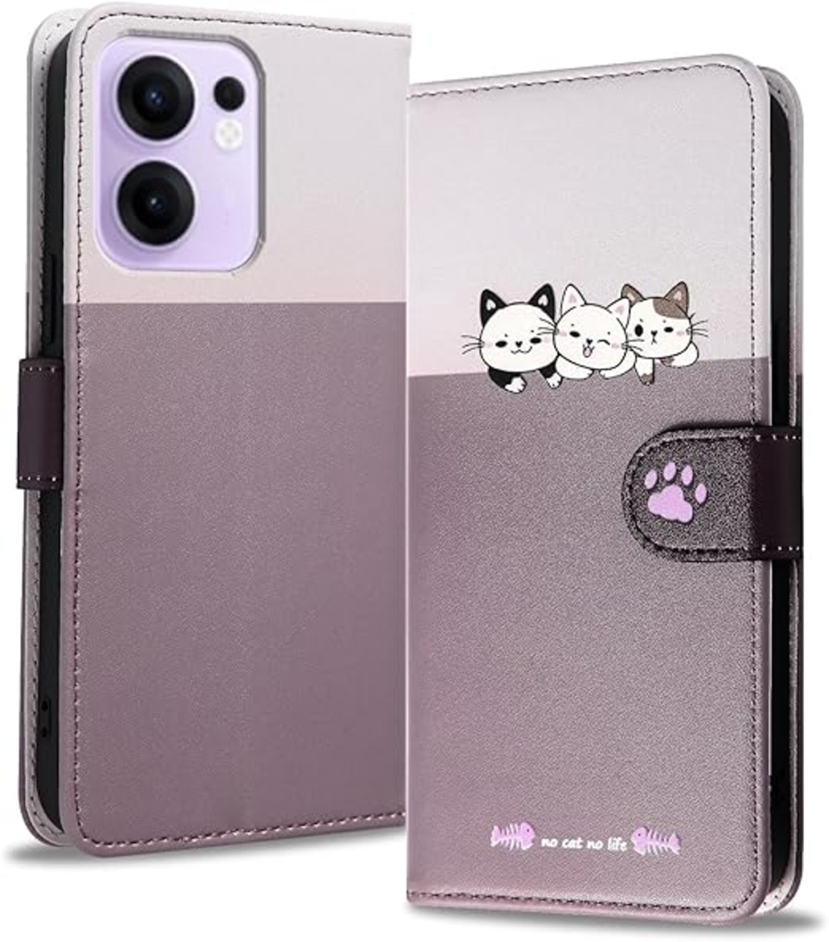 Reddylin 対応 OPPO Reno 13A ケース 手帳型 かわいい猫 オッポ リノ 