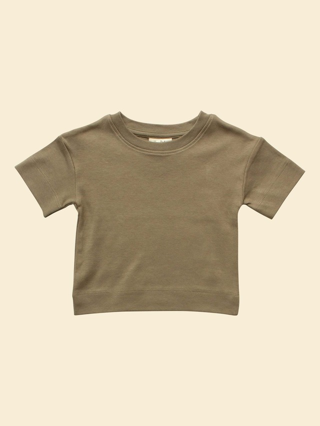 【即納品】送料無料 Short-sleeve tee Moss _Ziwi baby