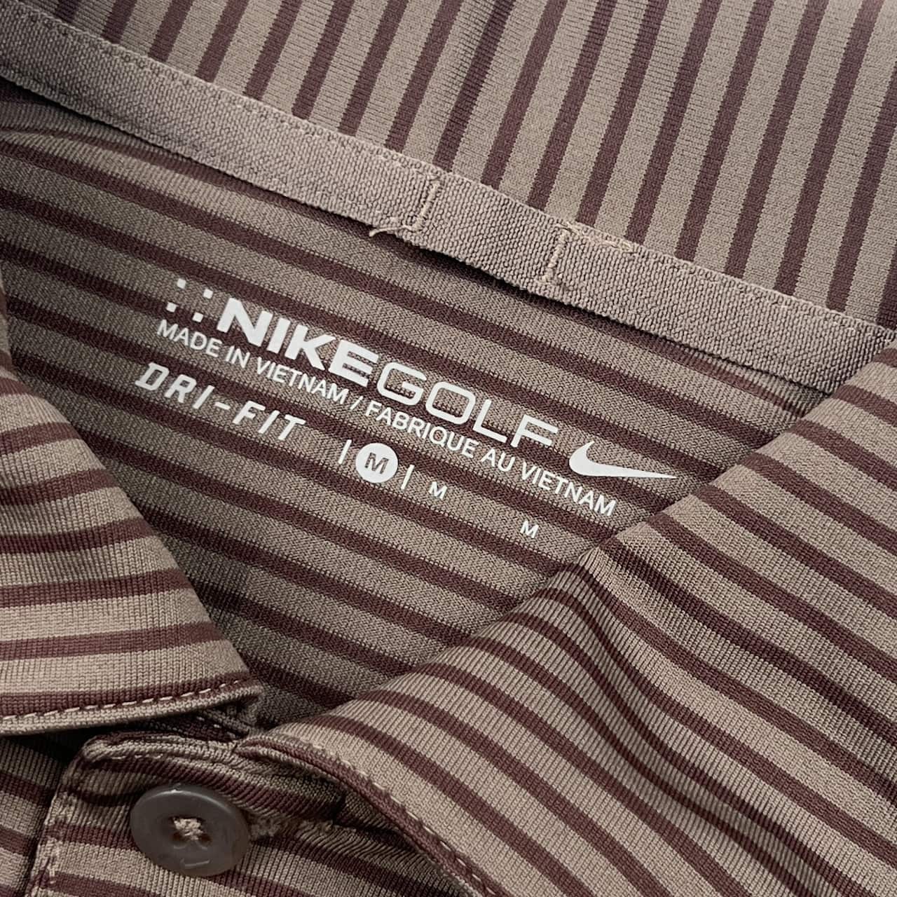 NIKEGOLF ナイキゴルフ DRI-FIT ボーダー 長袖 ポロシャツ M/メンズ