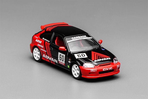 MOTORHELIX 1/64 ホンダ シビック タイプ R (EK9) Advan Livery