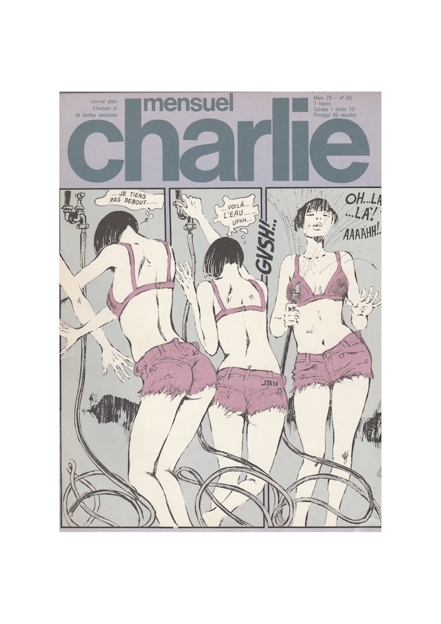 70年代フレンチBD月刊誌　charlie mensuel no.86