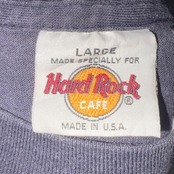 【Hard Rock Cafe】ハードロックカフェ HOLLYWOOD Tシャツ ネイビー L