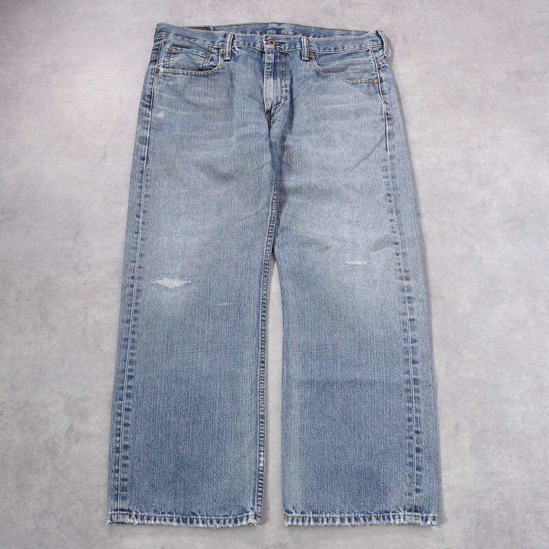 リーバイス569 Levis W34 ブルーデニム 青 ボトム 古着 18361