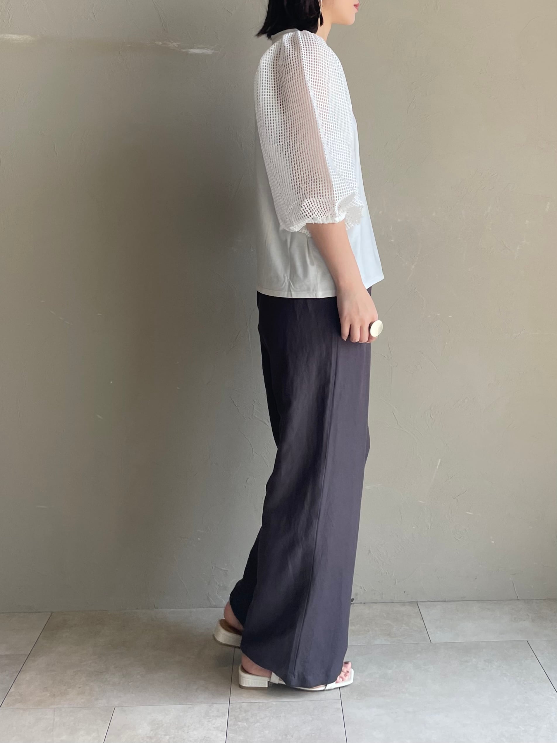 cafune; 】リネン混ワイドイージーパンツ | valance 福井｜レディース