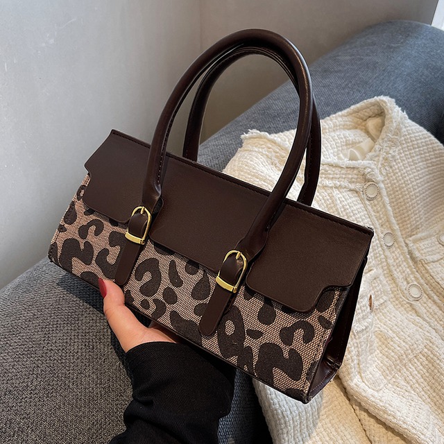 オータムウィンターレオパードプリント柄 秋物 冬物 ハンドバッグ メッセンジャーバッグ Tiancai_Wing_Bag67209910349