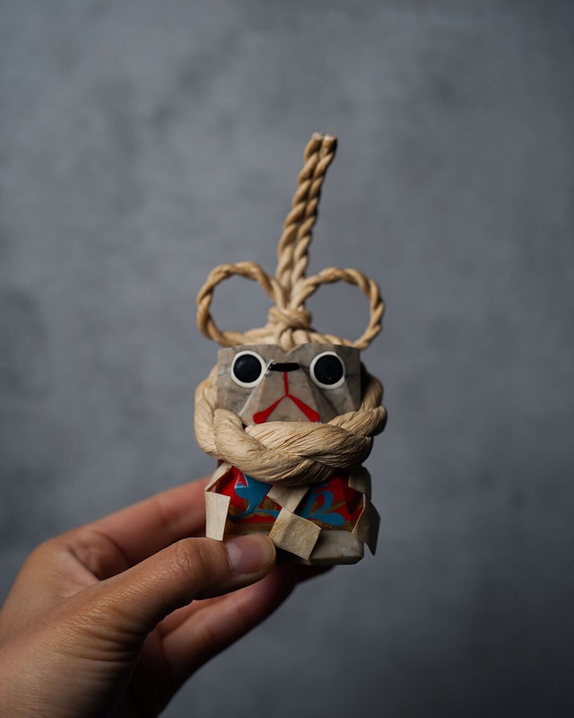 置物　土佐犬　大理石　/　高知