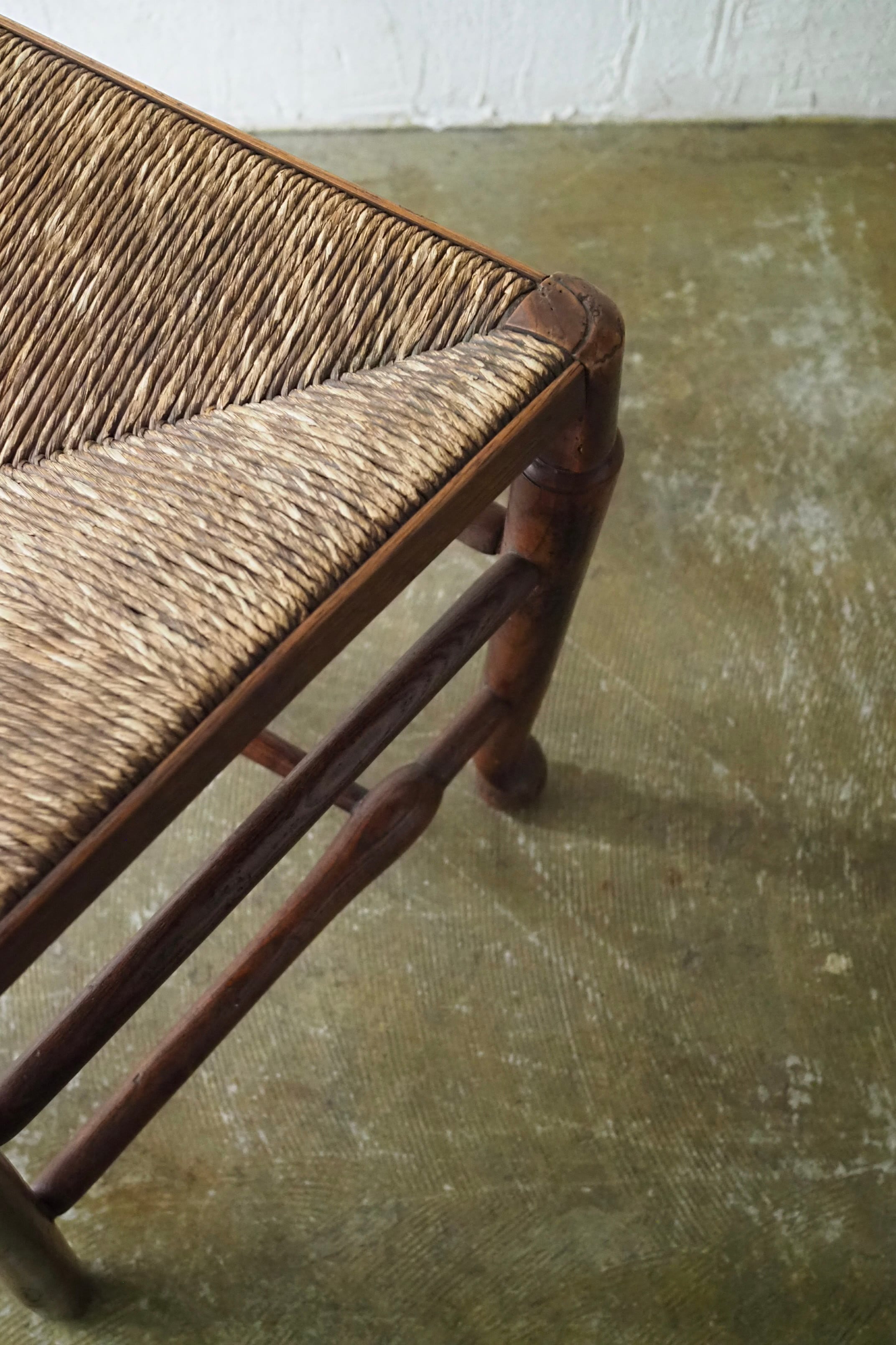 アーツ&クラフツ ラッシュチェア-antique rush chair | アンティーク