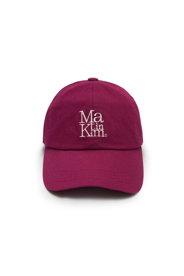 [Matin Kim] MATIN BLOCK LOGO BALL CAP IN VIOLET 正規品 韓国ブランド 韓国通販 韓国代行 韓国ファッション マーティンキム matinkim 日本 店舗