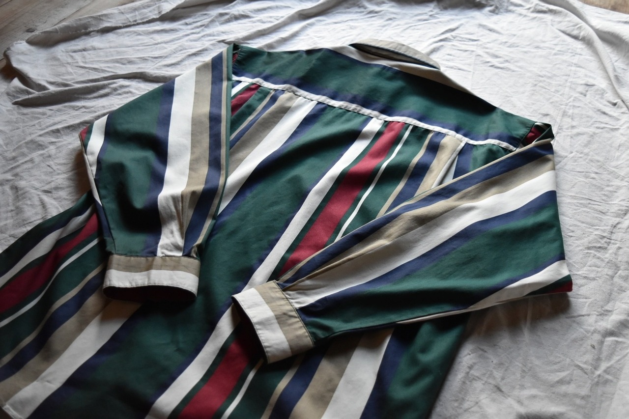 Design Stripe Button-Down Shirt