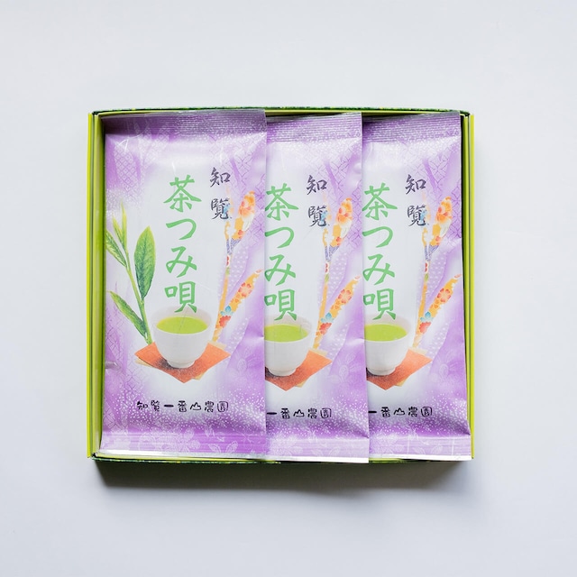 知覧茶つみ唄【平箱入り・100g×3本】