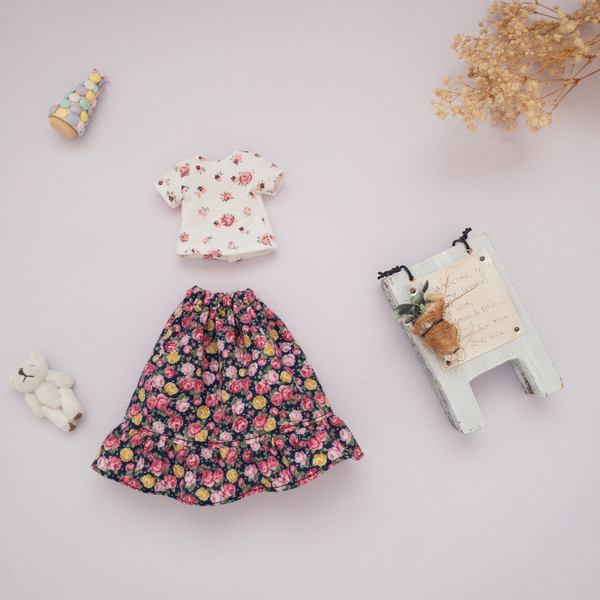 SALE リカちゃん 花柄スカート セット 楽天市場】花柄 スカート