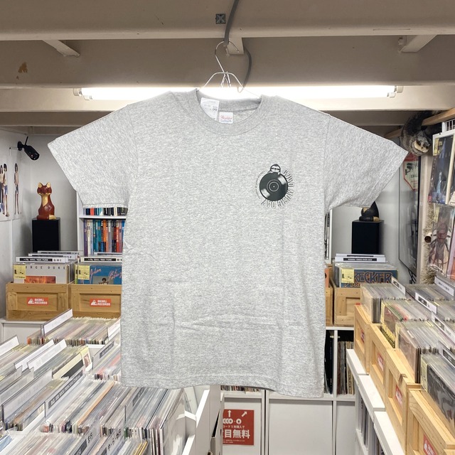 [Tシャツ]  akaru records オリジナルTシャツ（杢グレー）