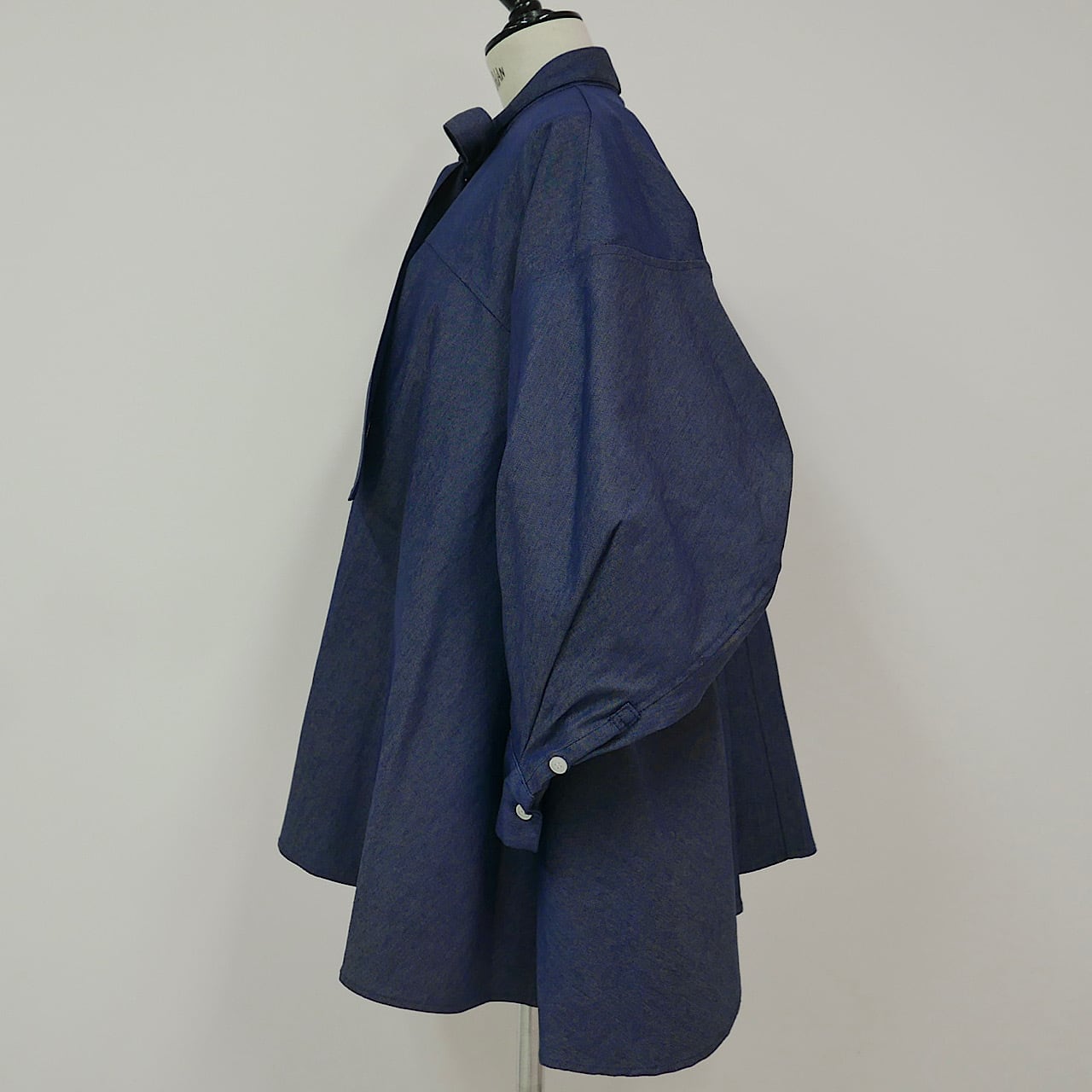 ボウタイデニムブラウス(インディゴ) | LINKABLE