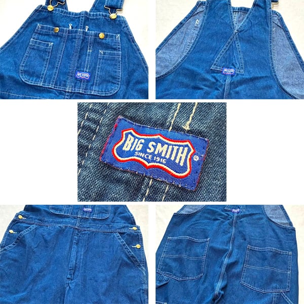 1点物◇ビッグスミスBSオーバーオール作業服USA古着36メンズXL