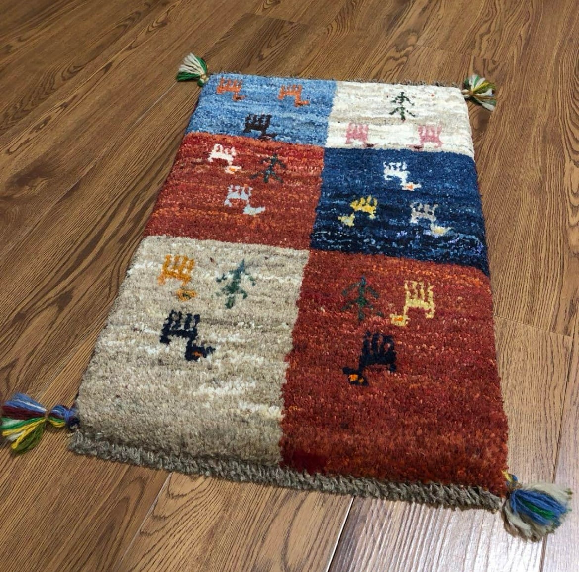 ペルシャギャッベ (ギャベ) ギャッベ 玄関マット No.GM-383 | A's Rug