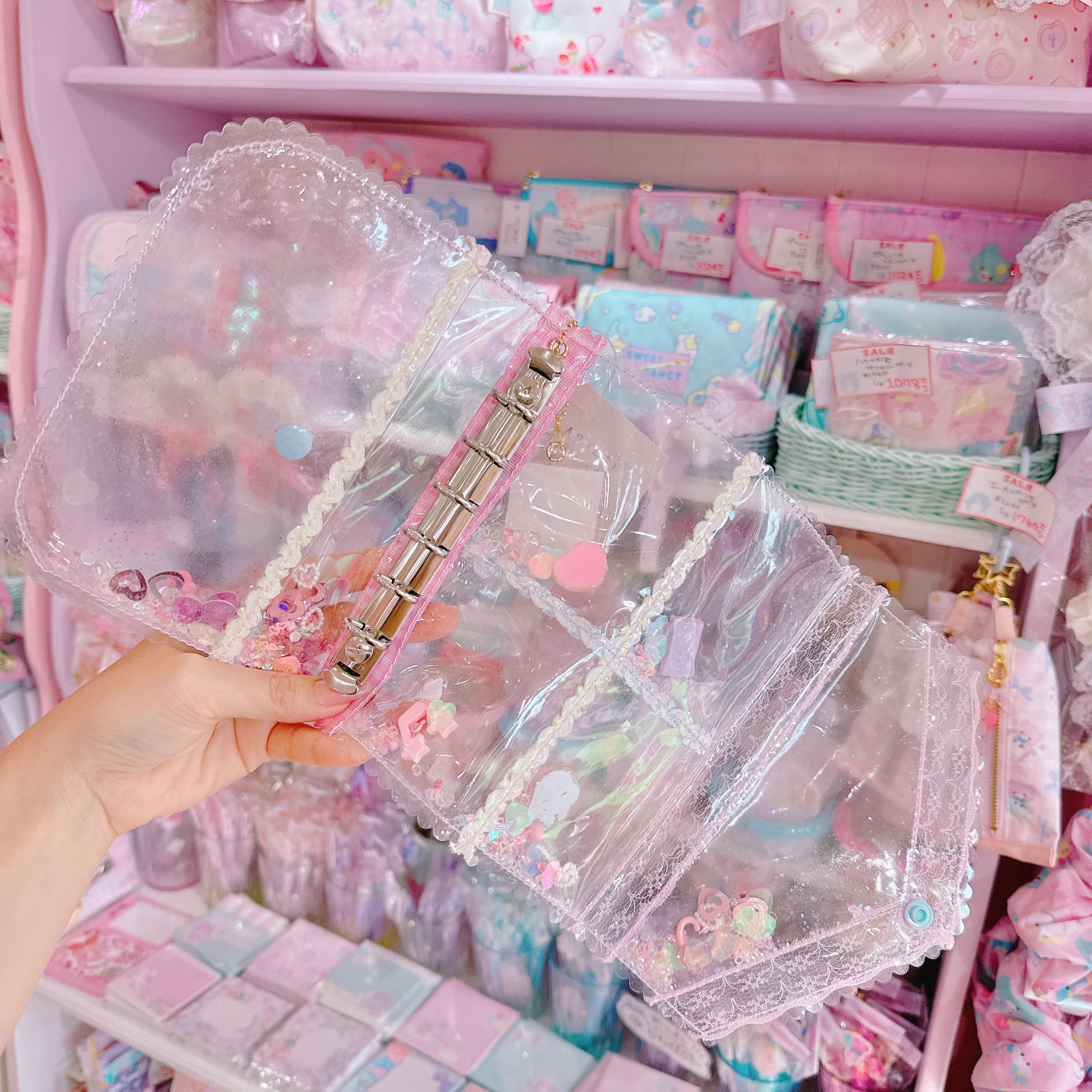 【K2】81-2ラブレター風A7シール帳