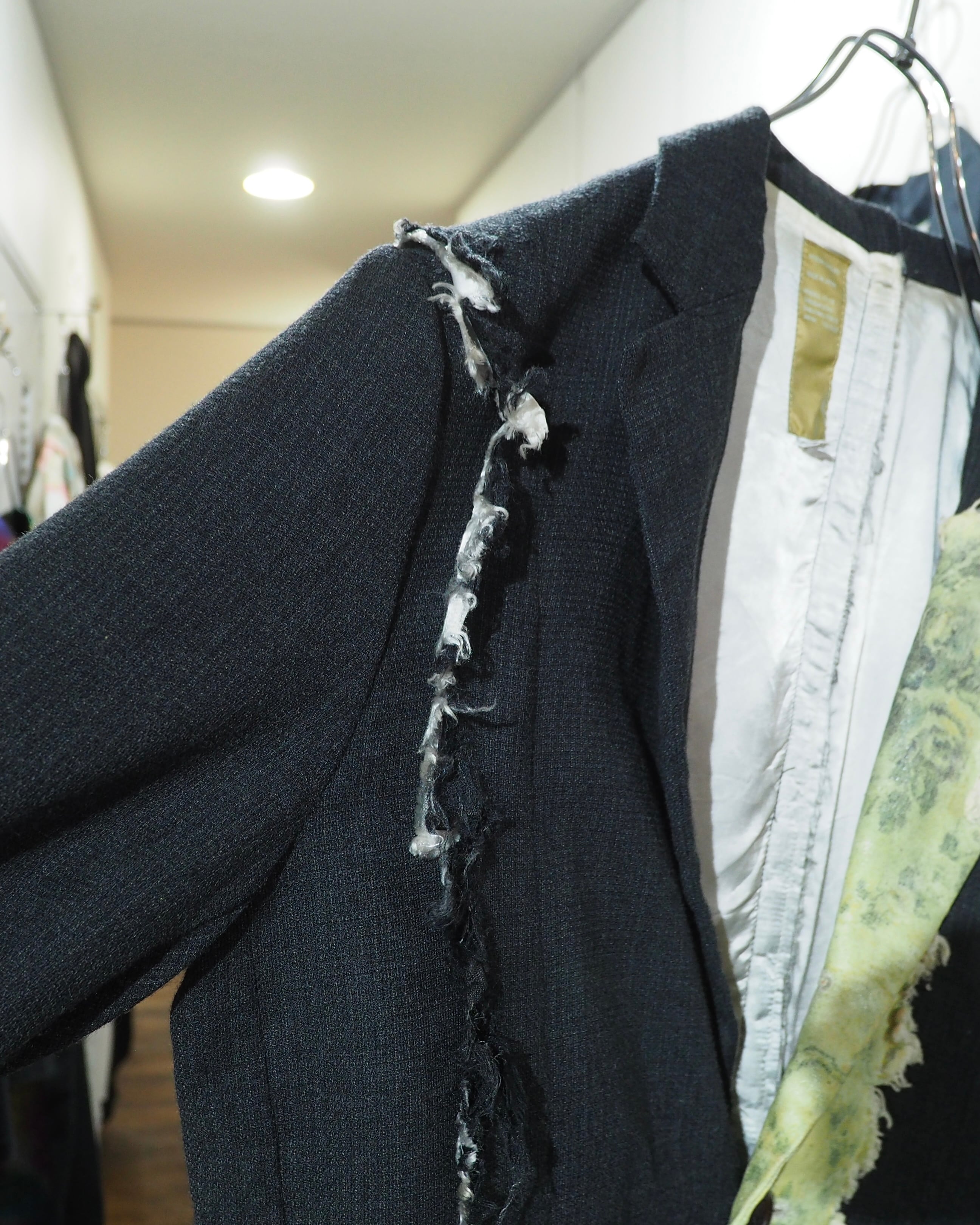 ” NOZOMI ISHIGURO - ノゾミイシグロ ” ” 再構築 ‐ Reconstruct ” Special Archive Tailored jacket
