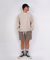 【#Re:room】COLOR STRIPED BIG LONG SLEEVE［REC742］