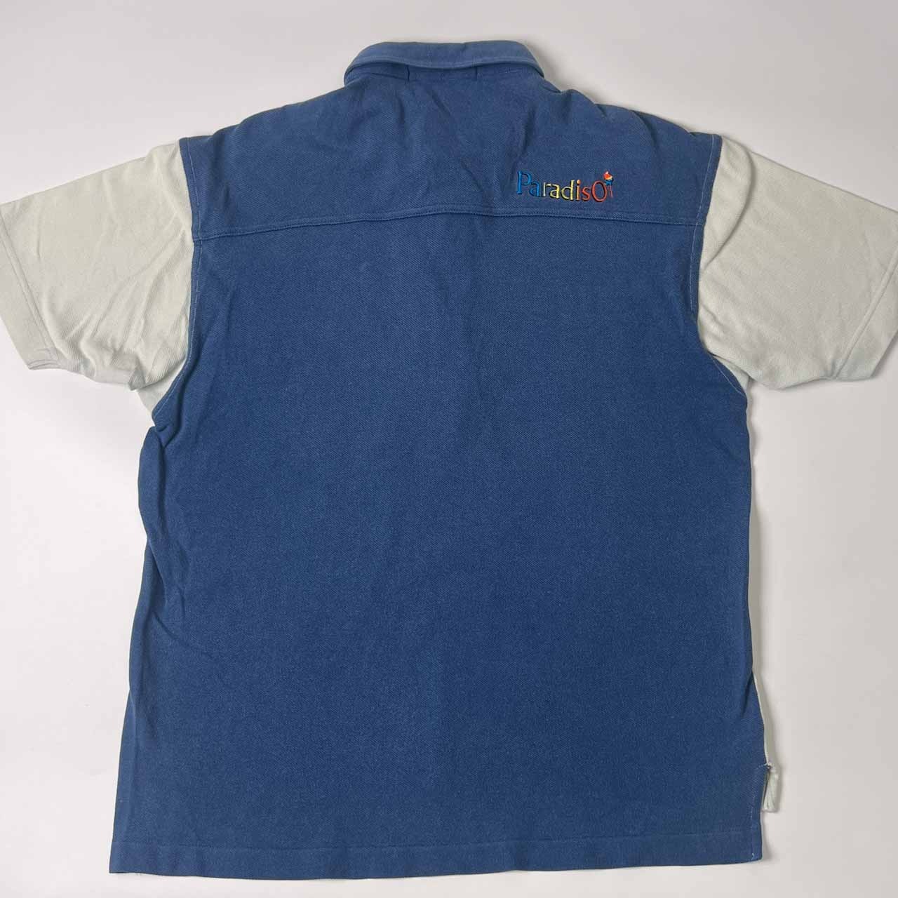 Paradiso パラディーゾ BD ボタンダウン 鹿の子 半袖 ポロシャツ M/メンズ ゴルフ