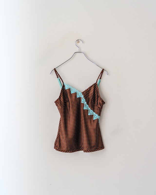 DOT CAMISOLE / CHOCO MINT