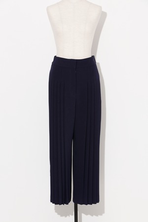 Pearl Pleated Pants Ⅱ　NAVY