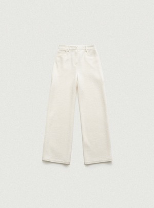 [The Barnnet] Forine Wool Bouclé Carpenter Pants_Ivory 正規品 韓国ブランド 韓国通販 韓国代行 韓国ファッション ザ バーネット ザバーネット thebarnnet 日本 店舗