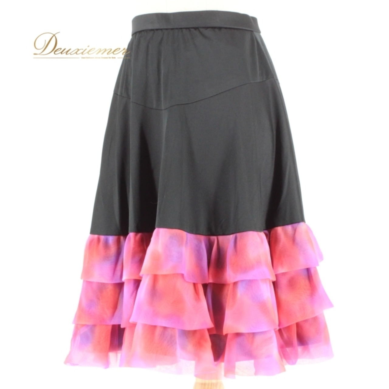 社交ダンス 衣装 スタンダード スカート レッスンウェア レディース SEKINE セキネ 紫 黒 ブラック系 パープル系 ピンク系 フリル 練習着 社交ダンス スカート レディース セキネファッション 日本製 練習着 ファスナー付き フリルスカート ステージ衣装 ダンス用スカート 多色コーディネート おしゃれ レッスンウェア 練習用衣装 アセテート ポリエステル 動きやすい おすすめ Lサイズ 高品質 スカートスタイル フルスカート