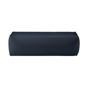 【努力特価】MUJI 無印良品 体にフィットするソファ長方形用カバー ネイビー 幅120×奥行38×高さ38cm ポリエステル平織 83435691