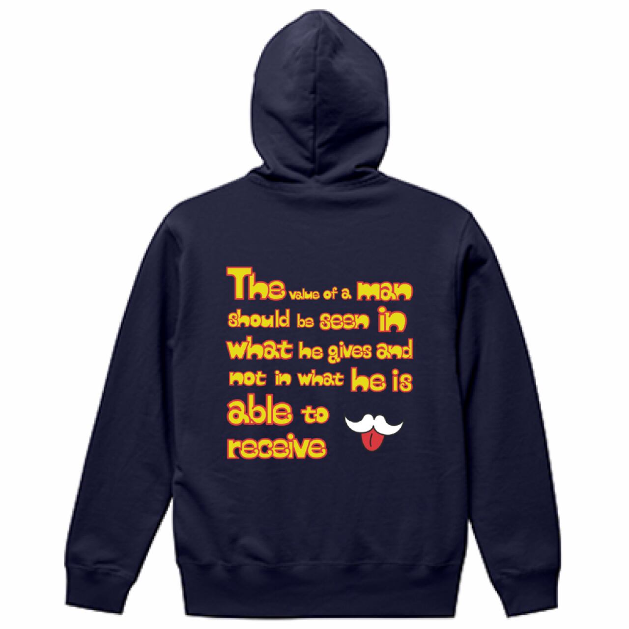 DHD(C)029【フルジップパーカ（ネイビー／ブレージングイエロー）　アインシュタインⅢ】