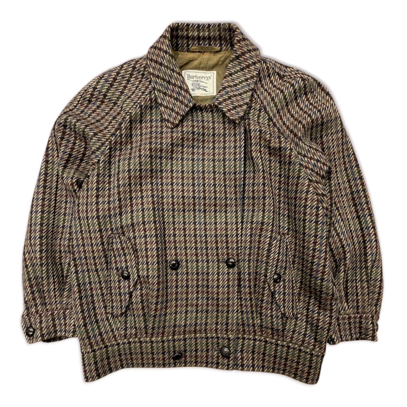 【burberrys】90s jacket バーバリー ジャケット千鳥柄 ブルゾン