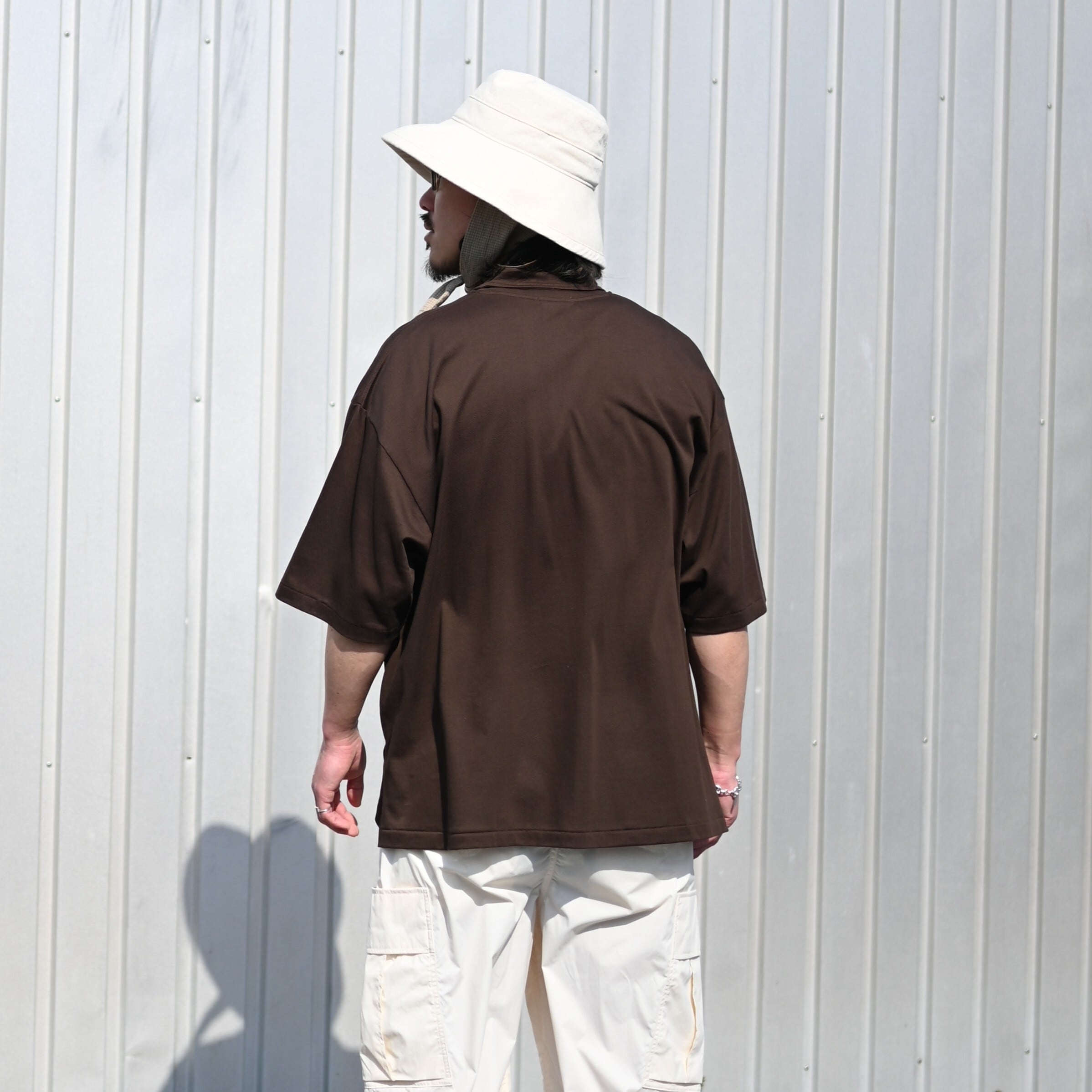 INTERIM / HIGH GAUGE SEA ISLAND PIQUE HYPER BIG POLO SHIRT | GANKO
