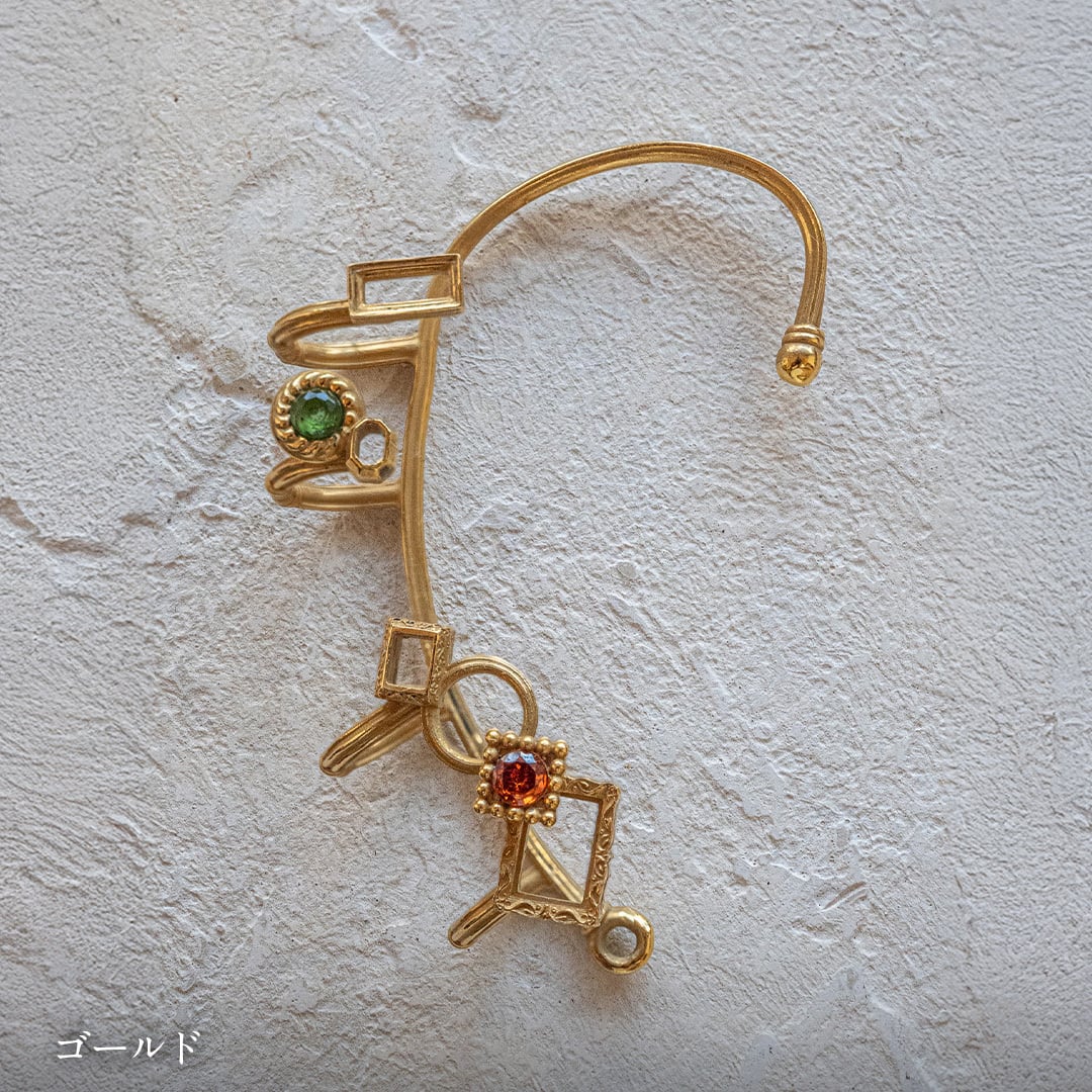My Gallery シリーズ《額縁イヤーフック》 | Airi museum jewelry