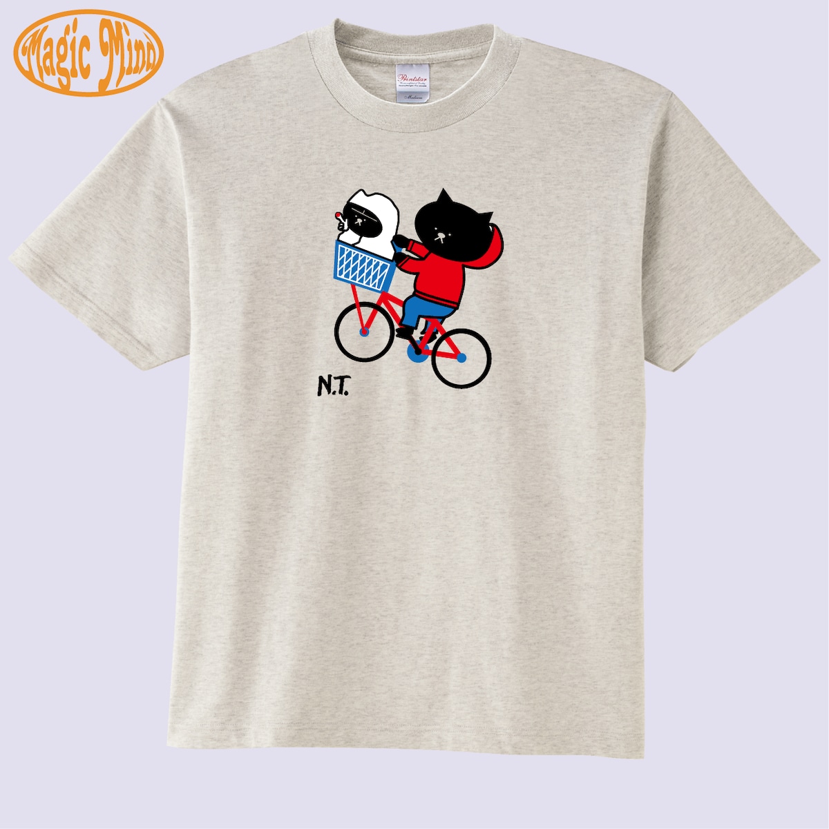 ニャンT】 ユニセックスTシャツ⭐︎マジックマインド | マジック