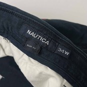 NAUTICA ノーティカ RELAX FIT 国旗デザイン ハーフパンツ ショートパンツ W34/ネイビー メンズ