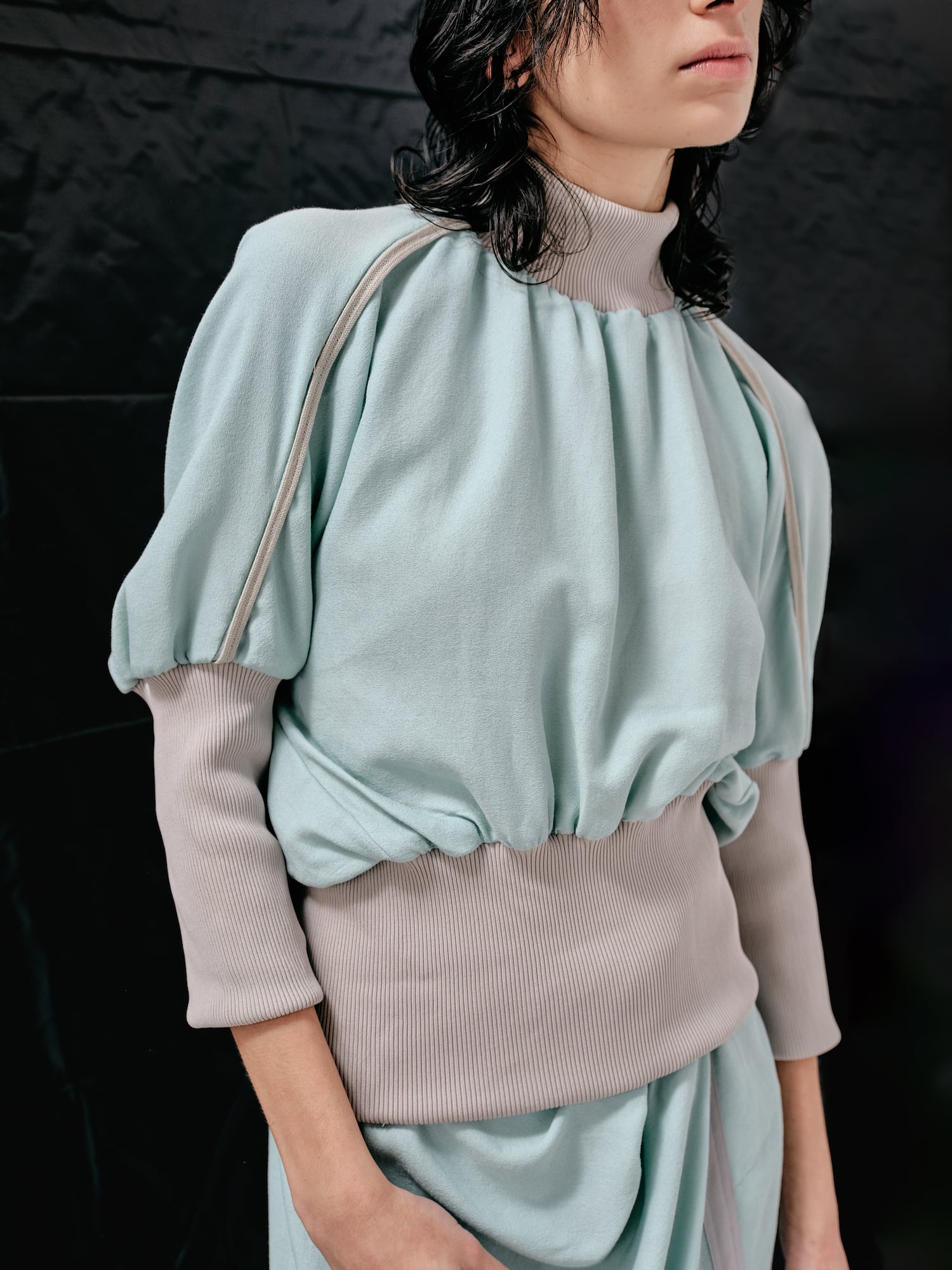 CABaN  ウールギャバジン　テーパードパンツ CABaN ハイツイストギャバジン テーパードパンツ （その他パンツ