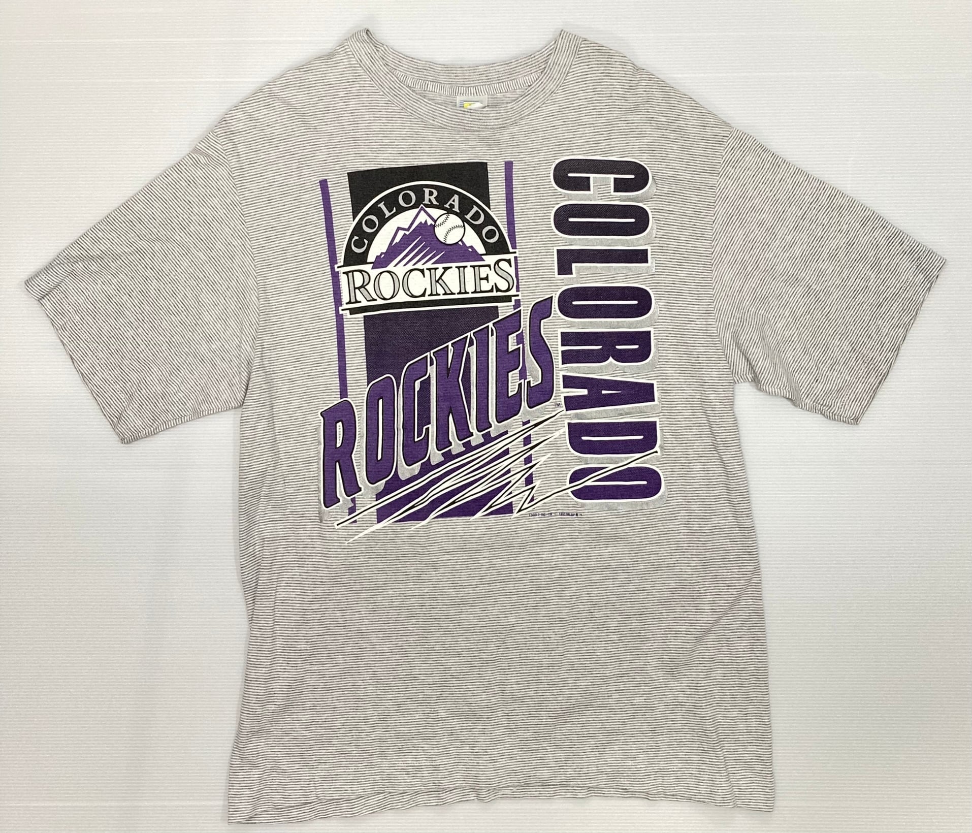 90年代 SALEM MLB COLORADO ROCKIES コロラドロッキーズ スポーツプリントTシャツ USA製 メンズM ヴィンテージ /eaa312299