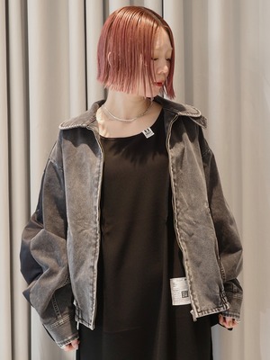 【26SS】Maison MIHARA YASUHIRO ミハラヤスヒロ / Front Back Combined Zip-up Jacket / ジップアップジャケット