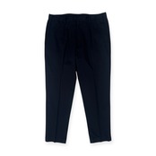 DAKS ダックス タック入り スラックスパンツ L/ネイビー/ウエストゴム