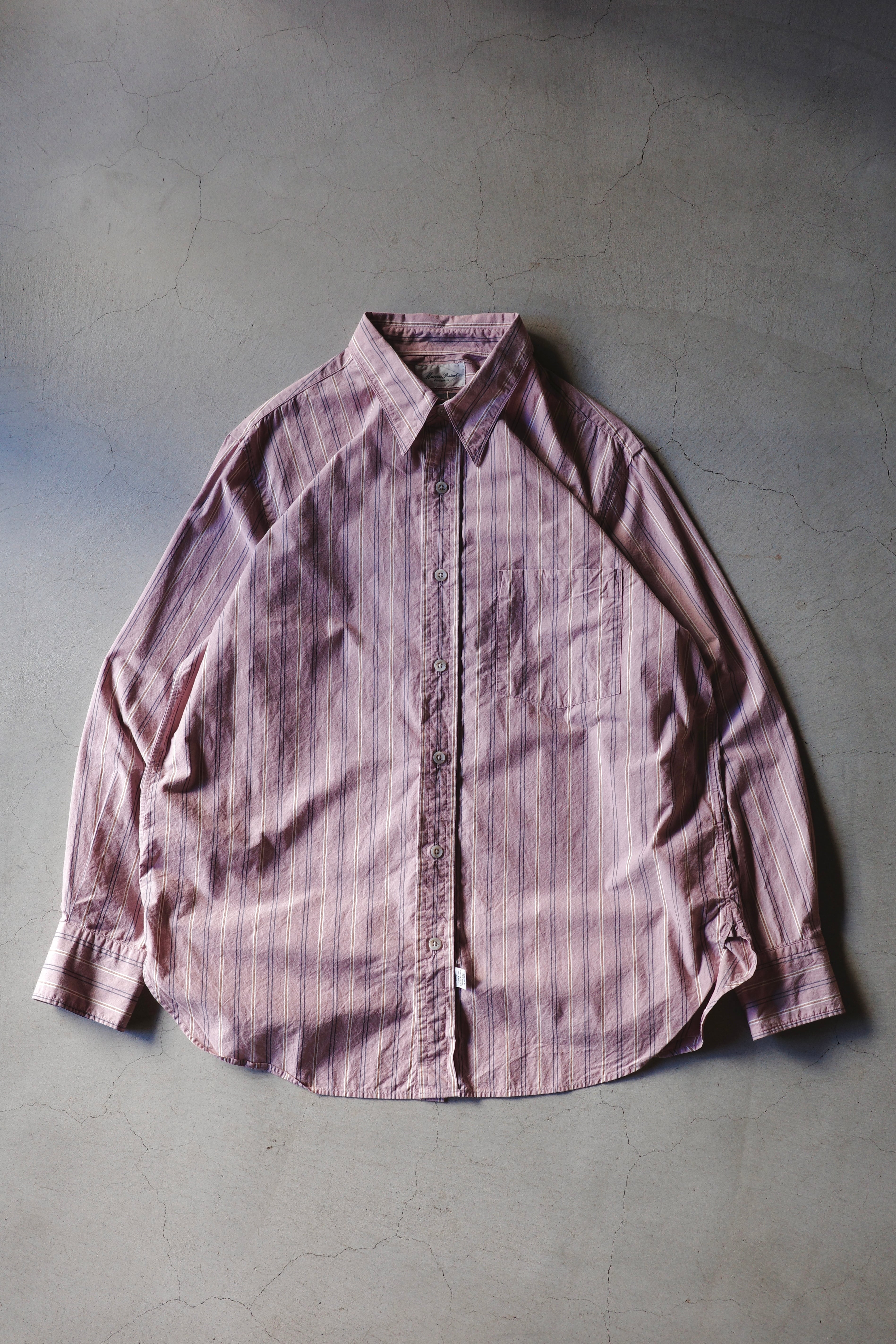 Marvin Pontiak shirt makers【 3 Button Regular Collar SH - Rose Pink ST-】