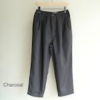 STILL BY HAND【 mens 】 Poly/wool easy pants