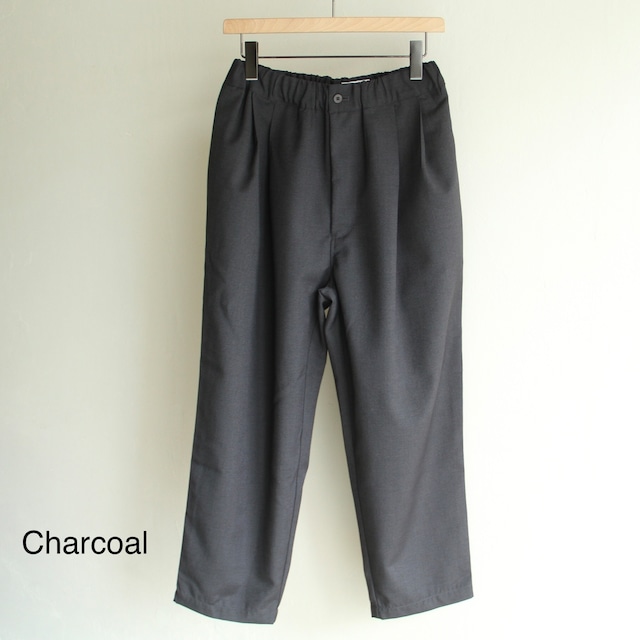 STILL BY HAND【 mens 】summer wool wide pants