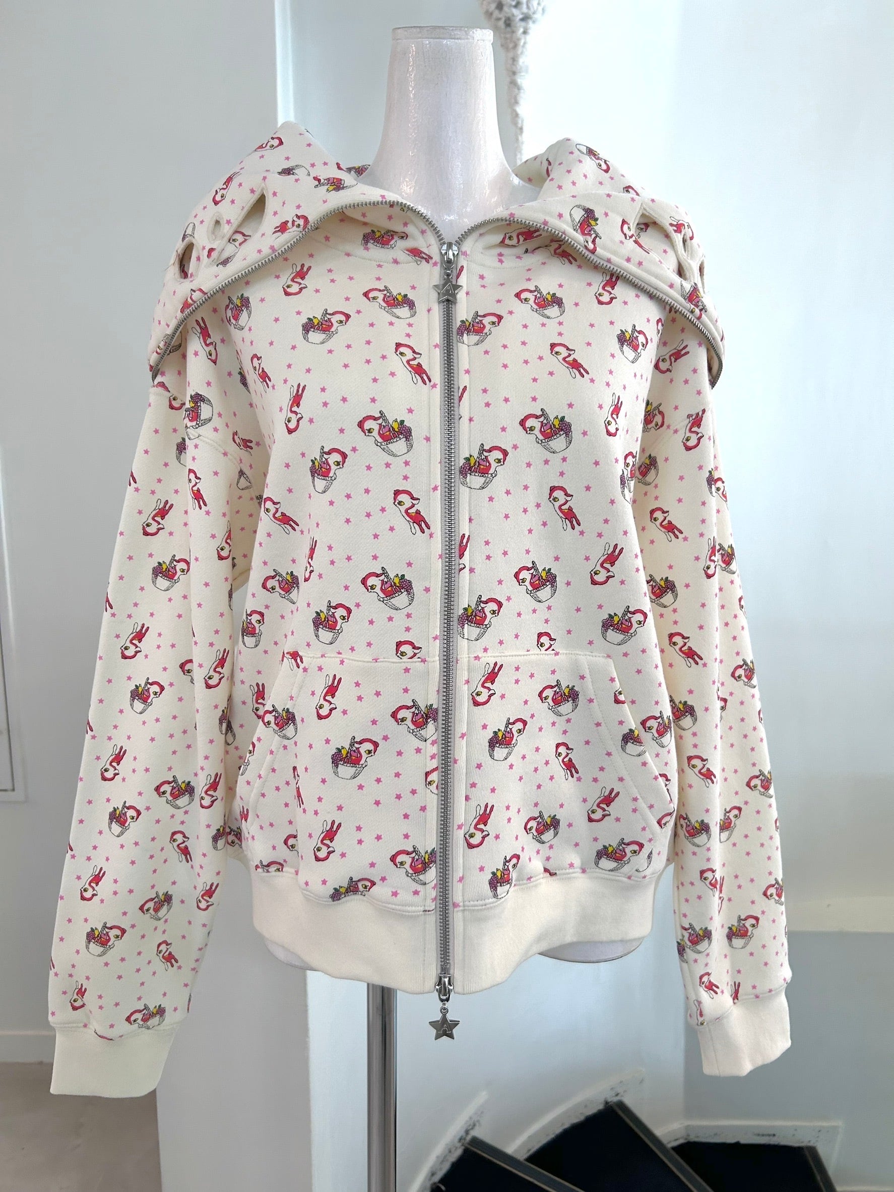 Ashley WILLIAMS BUTTERFLY HOODIE / RED DEER