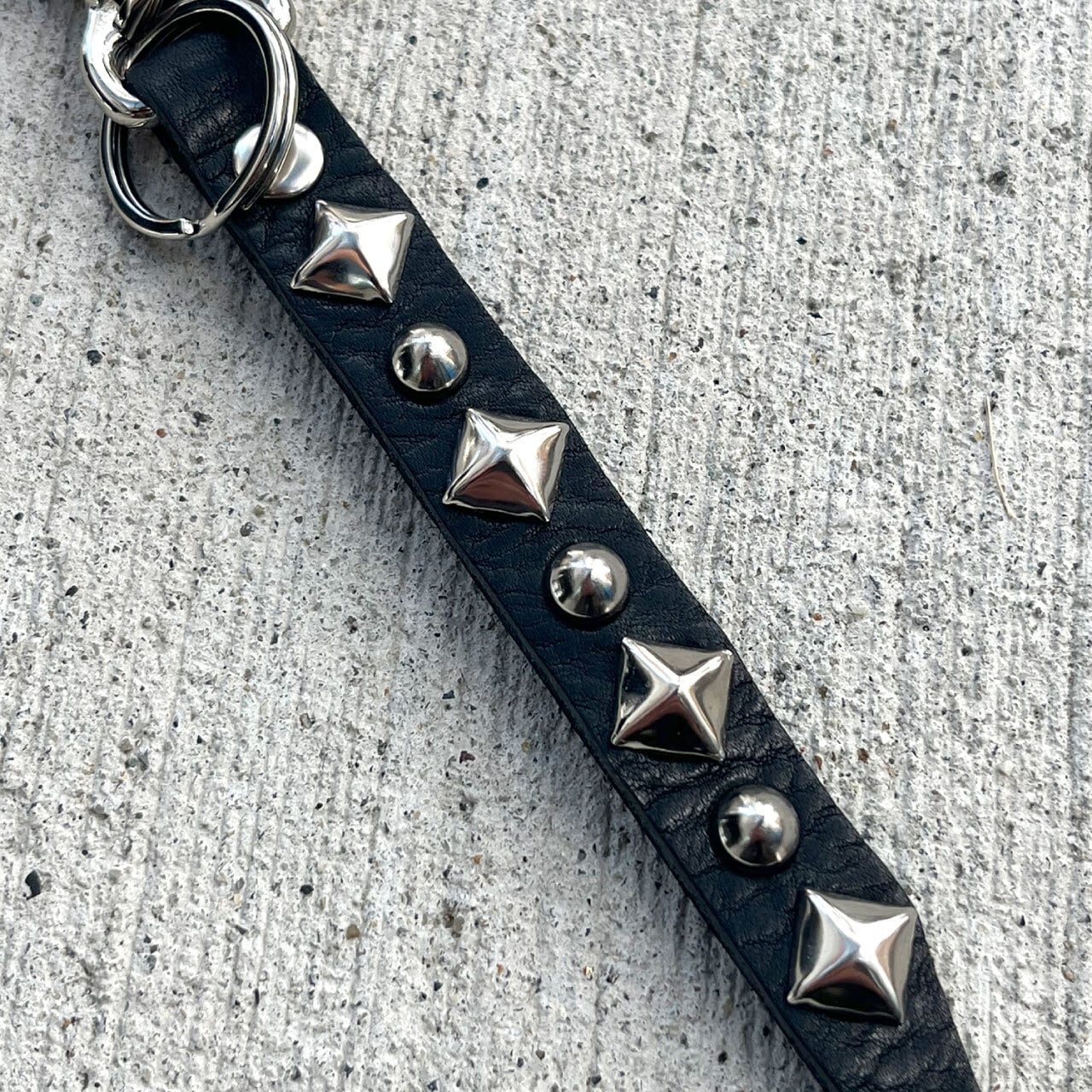 THEREALMcCOY'S レザー　キーホルダー　キーリング　ブラック de6b5d7237344c7fefbdd27304c542