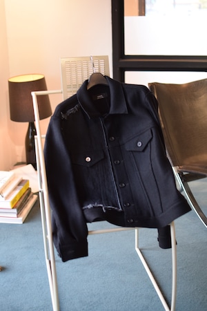 ensou. Patched Knit Jacket