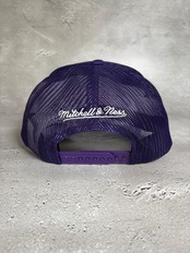 Michell＆Ness/ミッチェル＆ネス NBA レイカーズ evergreen trucker LAKERS スナップバック キャップ