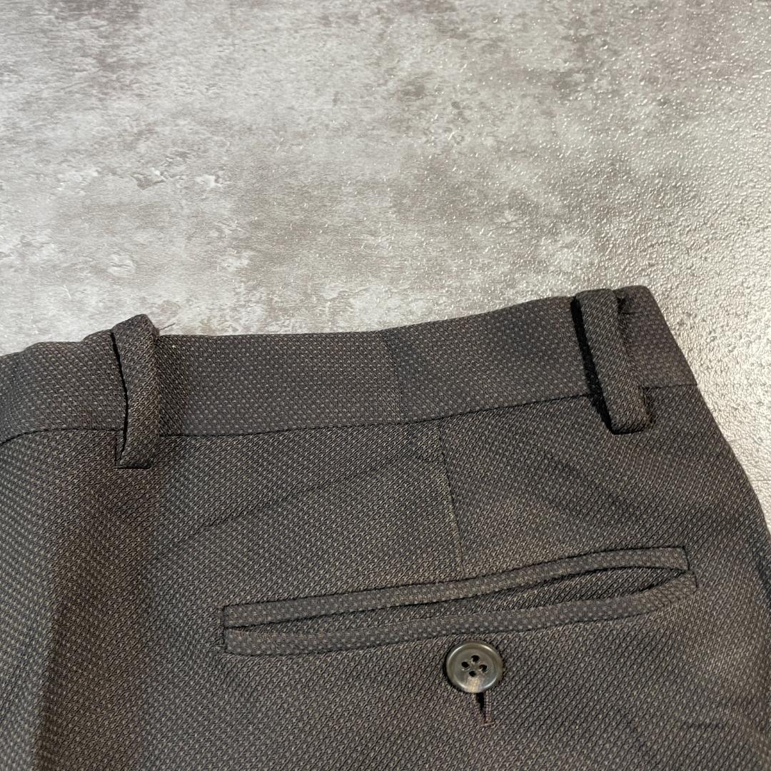 90s GIORGIO ARMANI slacks black イタリア製 | ib2