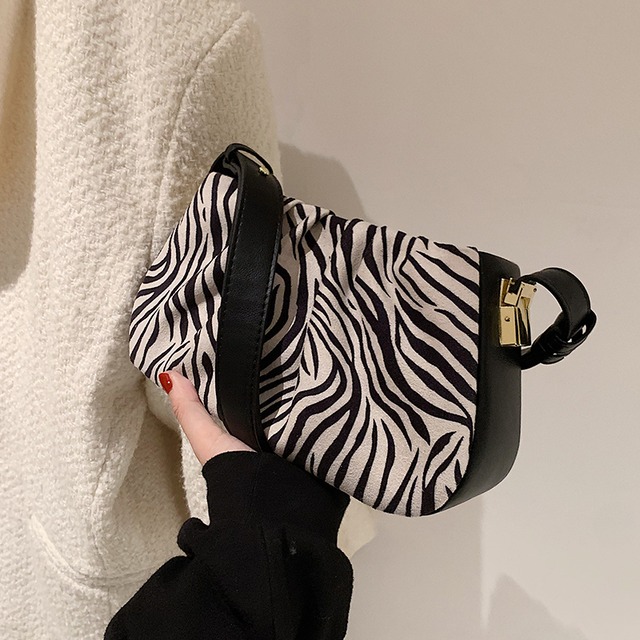 レオパードプリント柄 メッセンジャーバッグ 手作りハンドバック80430655397