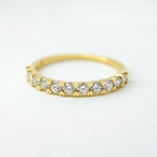 K18YG ダイヤモンド0.5ct リング