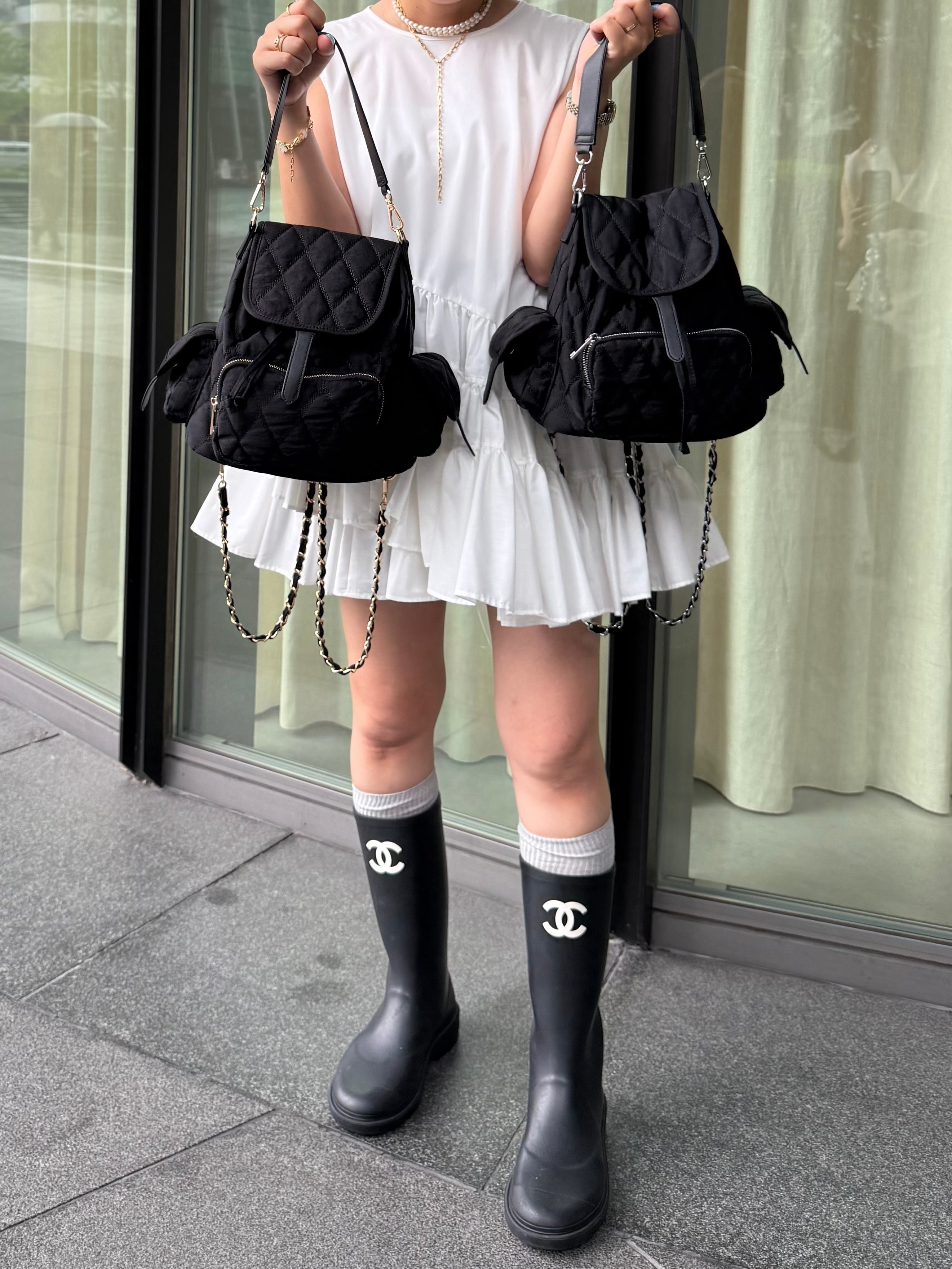 ネボスケさま専用　soleile ソレイル チェーンリュック 11月頃再販チェーンリュック | soleile