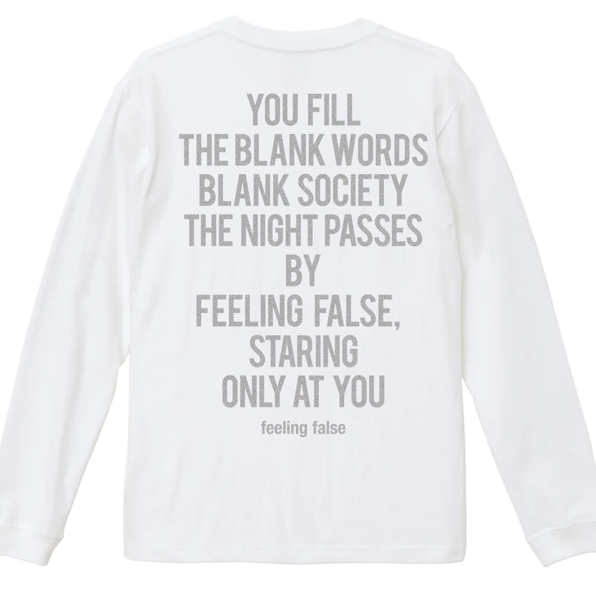 再販】Lyric T：Long / Silver Glitter | ADDICT OF THE TRIP MINDS